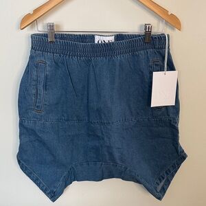 One Teaspoon Dallas Calypso Denim Shorts | XS | Elastic Waist | NWT